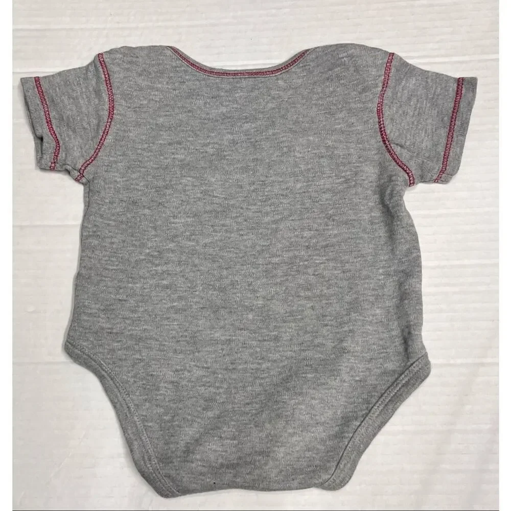 Team Apparel Gray SF 49ers Bodysuit   Boys Size 12 Months